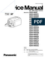 Panasonic sdr-h85 h86 h95