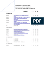 Industrial Safety Engineering Syllabus