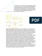 Produção de Textos A Partir de Dobraduras