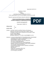 Notice of International Commercial Claim in Admiralty Administrative Remedy