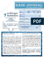 Daily Trade Journal - 18.09.2013