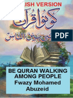 Book - English - Be Quran Walking Among People