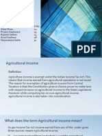 Agricultural Income