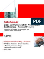 Oracle Maximum Availability Architecture & Best Practices - Technical Overview