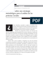 Adrian Scribano - Reflexiones Sobre Una Estrategia Metodologica para El Analisis de Las Protestas Sociales