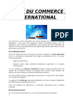 Droit Du Commerce International