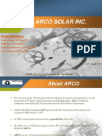 Arco Solar Company BE