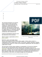 Single-Phase Power Vs Three-Phase Power