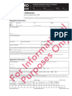 2013 Application Form