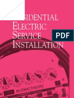 Residential Electric Service Installation