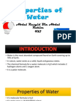 The Properties of Water Presentation