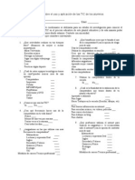 Encuesta Sobre El Uso de Las TIC A Docentes y Alumnos