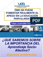 Apego - Aprendizaje Socioafectivo