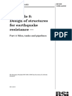 BS EN1998!4!2006Eurocode 8 Design of Structures For Earthquake Resistance Part 4 Silos, Tanks and Pipelines