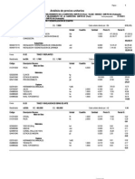 Costos Unitarios Consorcio Huataquita PDF