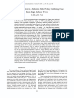 Spectral Amplification in A Sediment Filled Valley Exhibiting Clear Basin-edge-Induced Waves