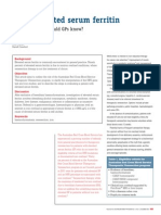 Elevated Ferritin What Should GP Know