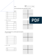 Module: Graphing Lesson: #4 - Graphing Functions