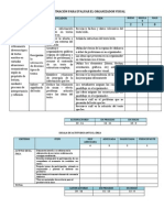 Escala de Estimación para Evaluar El Organizador Visual