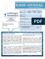 Daily Trade Journal - 08.10.2013