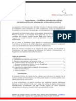 Penales de Punta Peuco y Cordillera: Jurisdicción Militar, Contexto Político de Su Creación y Normativa Jurídica