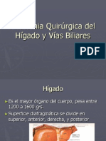 Anatomia Quirurgica Del Hígado y Vias Biliares