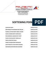 Softening Point: Civil Engineering Programme CC304 - Geotechnics 1