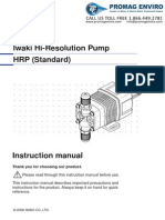 Walchem Pump HRP Series Manual