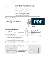 ECE 495N Lecture 8 - Schrodinger Equation and Finite Difference