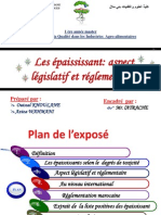 Les Épaississant, Aspect Législatif Et Réglementaire