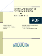 Construction and Design of Multi Storey Building by Abhimanyu Parida