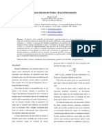 Relatório Força Eletromotriz e Resistência Interna de Fontes