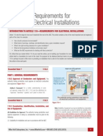 Electrical Requirements For Installations