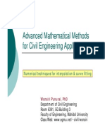 Numerical Tech For Interpolation & Curve Fitting