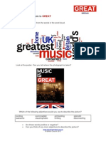 Music Is Great Worksheet 1