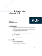 AutoCAD 2010 Drawing Setup