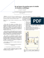 Rehabilitación de Un Banco de Pruebas para El Estudio de Bombas Centrífugas