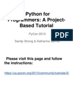 Python For Programmers - A Project-Based Tutorial