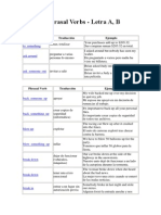 Lista de Phrasal Verbs