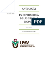 Antología Psicopedagogía de Las Ciencias Sociales