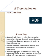 A Brief Presentation On Accounting