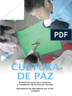 Cultura de Paz. Uruguay