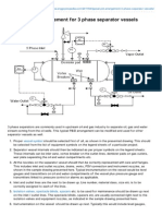 Typical PampID Arrangement For 3 Phase Separator Vessels