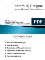 EMPA 911 Centers in Oregon Rasmussen