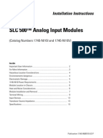 SLC 500™ Analog Input Modules: Installation Instructions