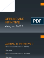 Gerund and Infinitive