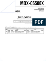 Sony MDX-C6500X Service Manual