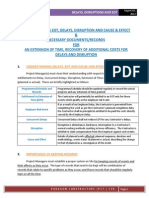 Delays and Disruptions Under FIDIC 1992