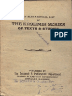 An Alphabetical List of The KSTS - The Research and Publication Department PDF