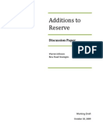 09-10-14 Warren Johnson Paper On Addition To Reserve INAC